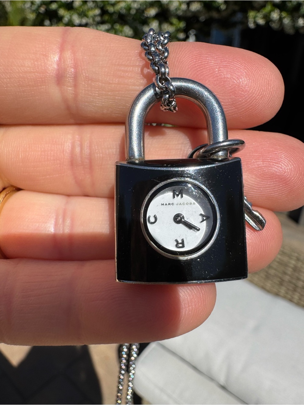 Marc by Marc Jacobs lock watch necklace - Picture 3 of 5